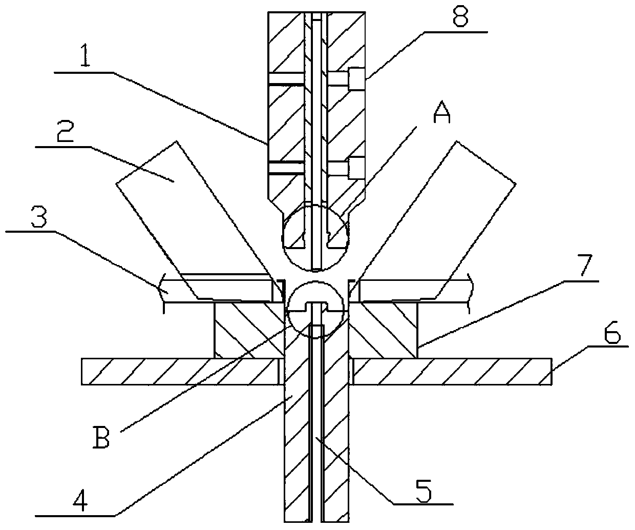 A new type of online precision secondary bending forming device