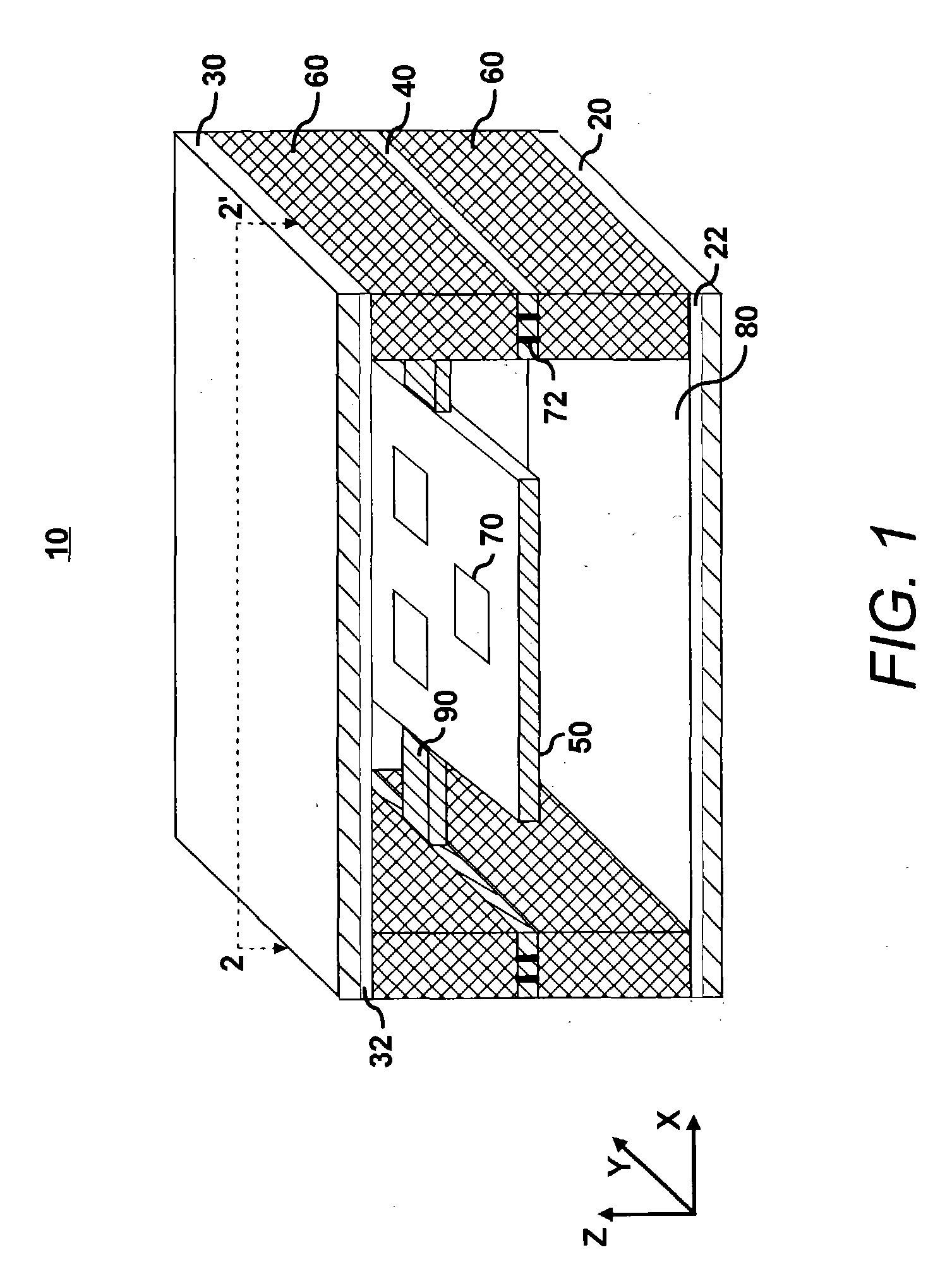 MEMS having a three-wafer structure