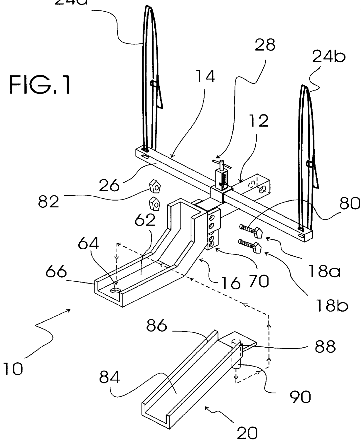 Cycle trailer hitch adapter