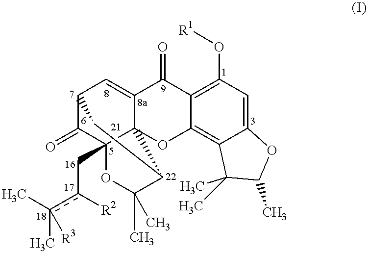 Xanthone compounds, their preparation and use as medicament