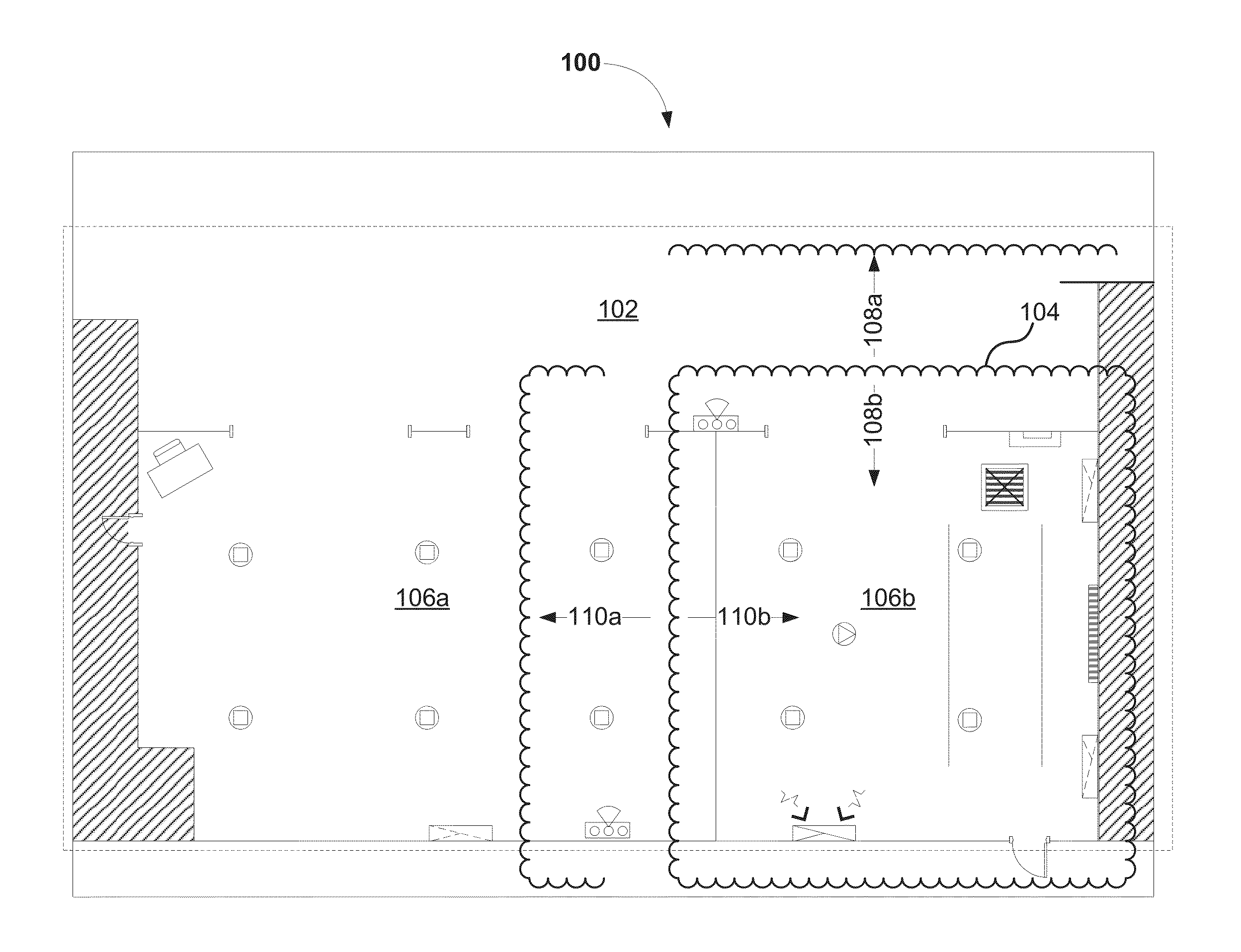 Natural gas vehicle maintenance separation and containment system