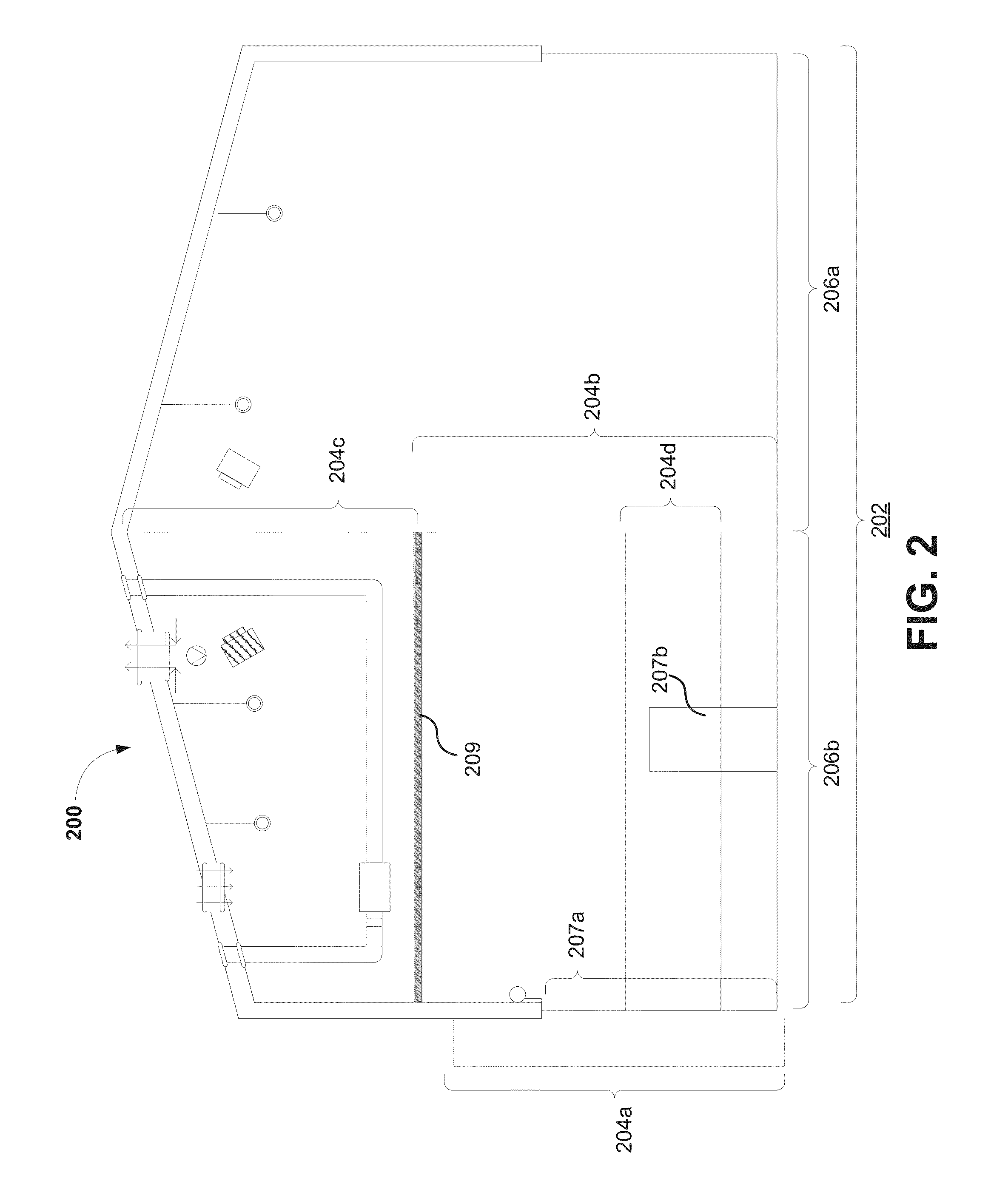 Natural gas vehicle maintenance separation and containment system