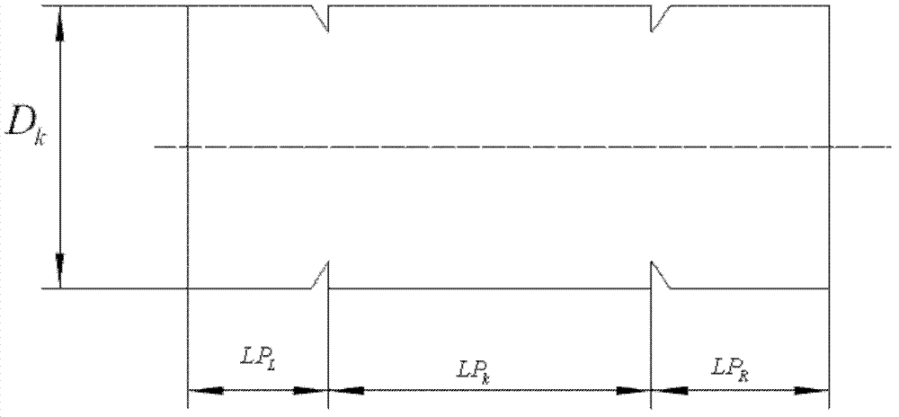 Stepped shaft forging method in free forging