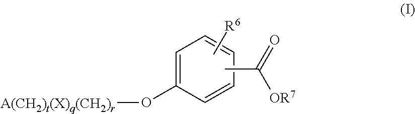 Benzoic acid compounds for reducing uric acid