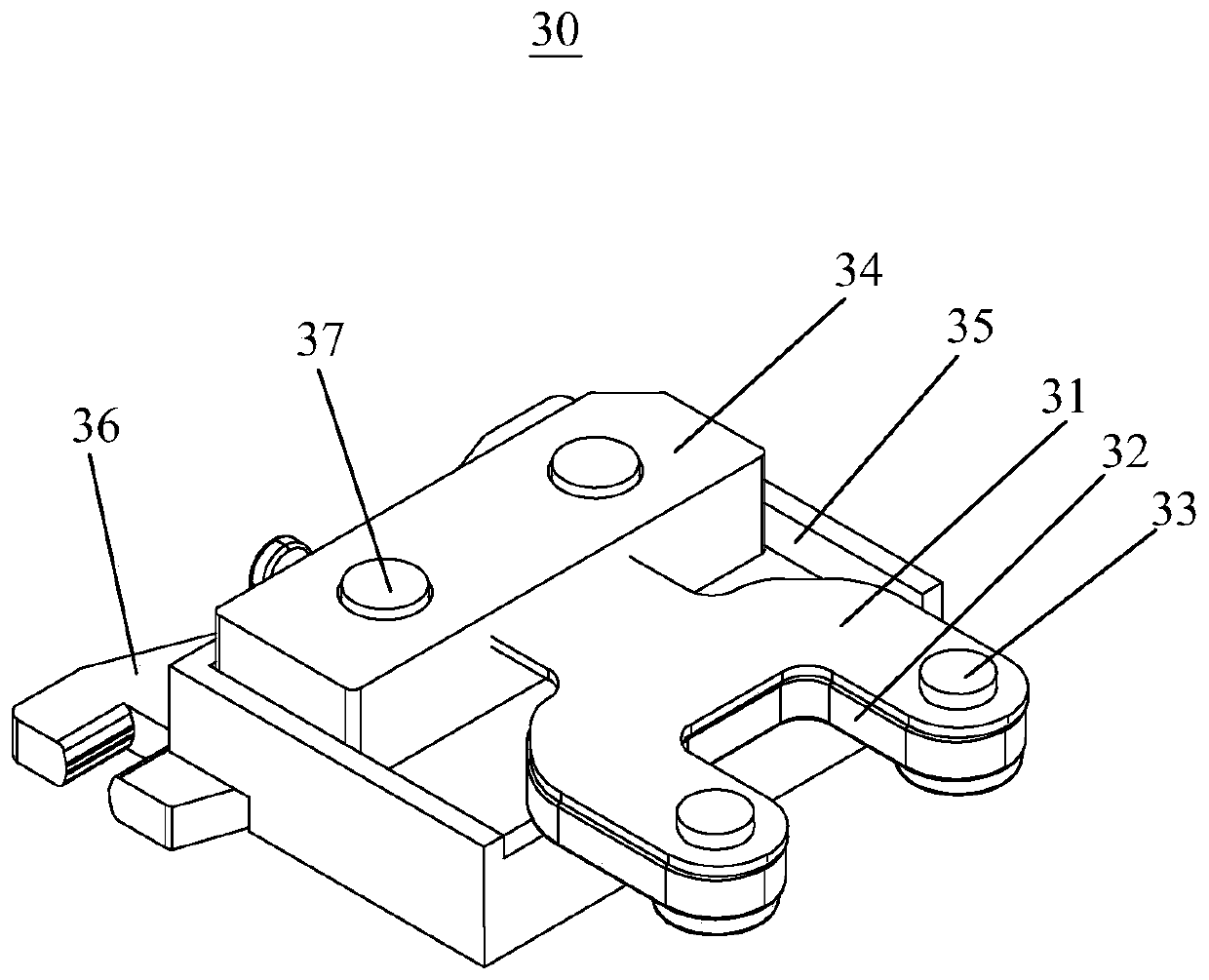 Small electromagnetic relay of large current