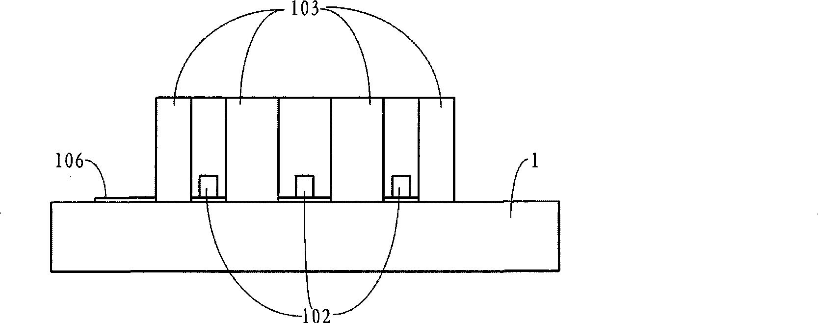 Ion fluidizing device on chip