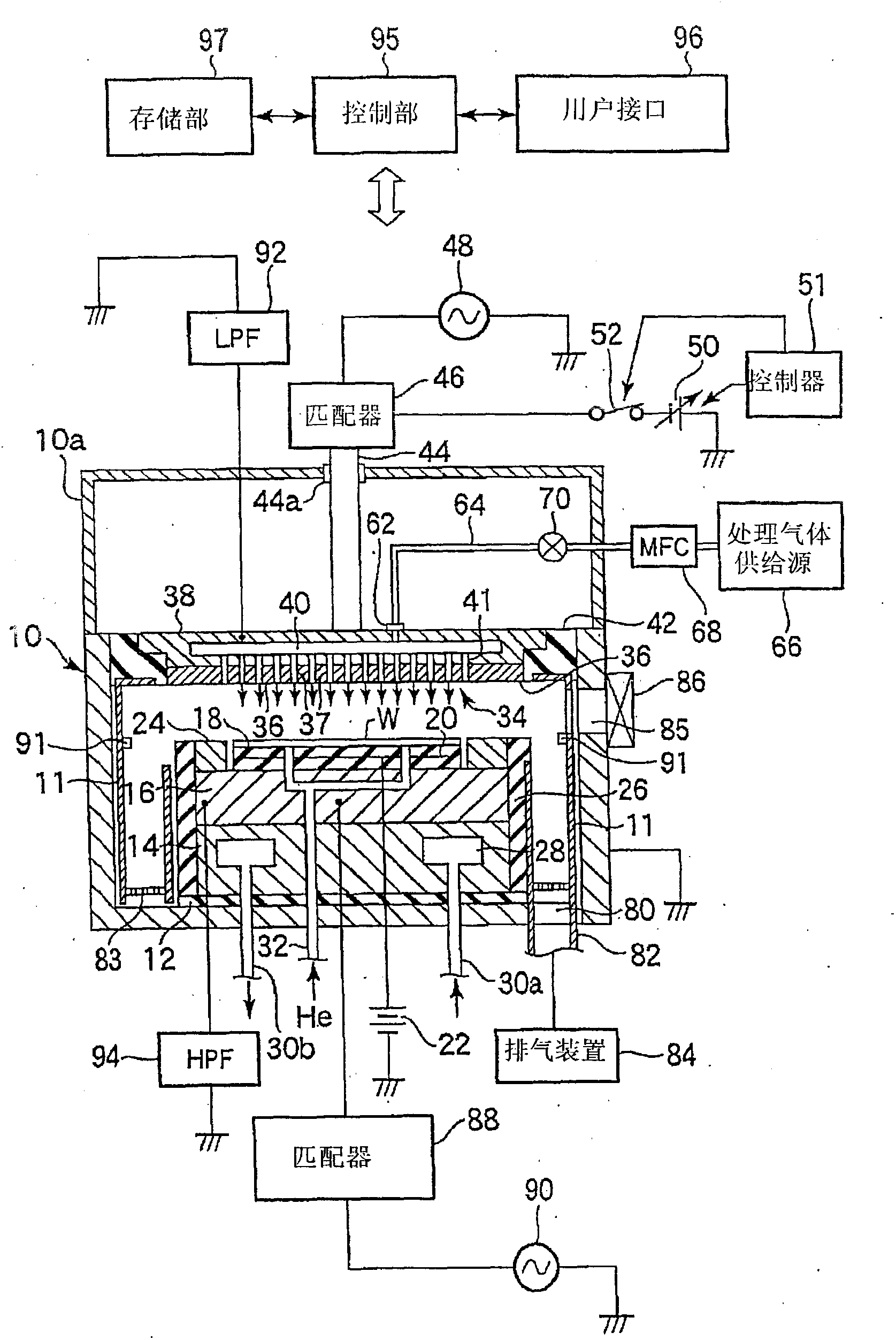 Plasma processing device and method