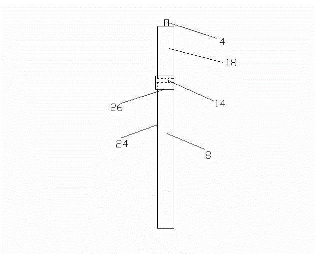 Portable blood glucose detection device transmitting data based on earphone audio interface