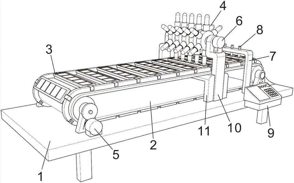 Full-automatic jointed board test tool device