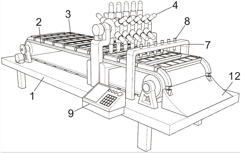 Full-automatic jointed board test tool device