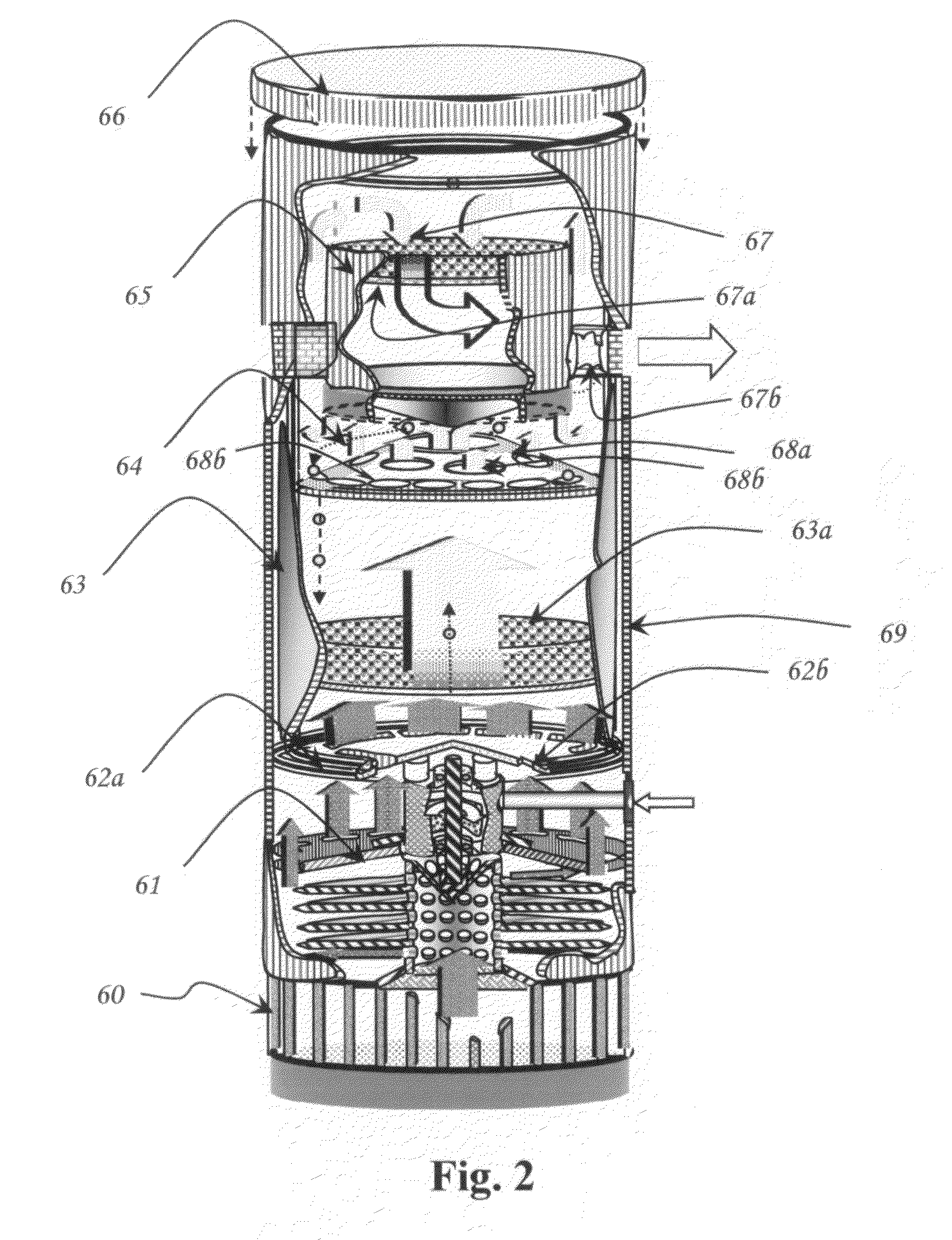 Method and apparatus for pollution control of confined spaces