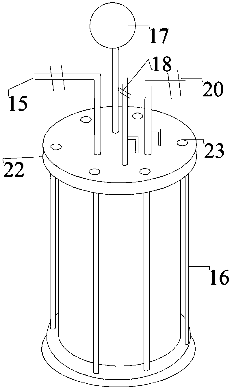 Experimental device for inclined angle-adjustable seabed slope seismic response research model based on permeating solidifying method