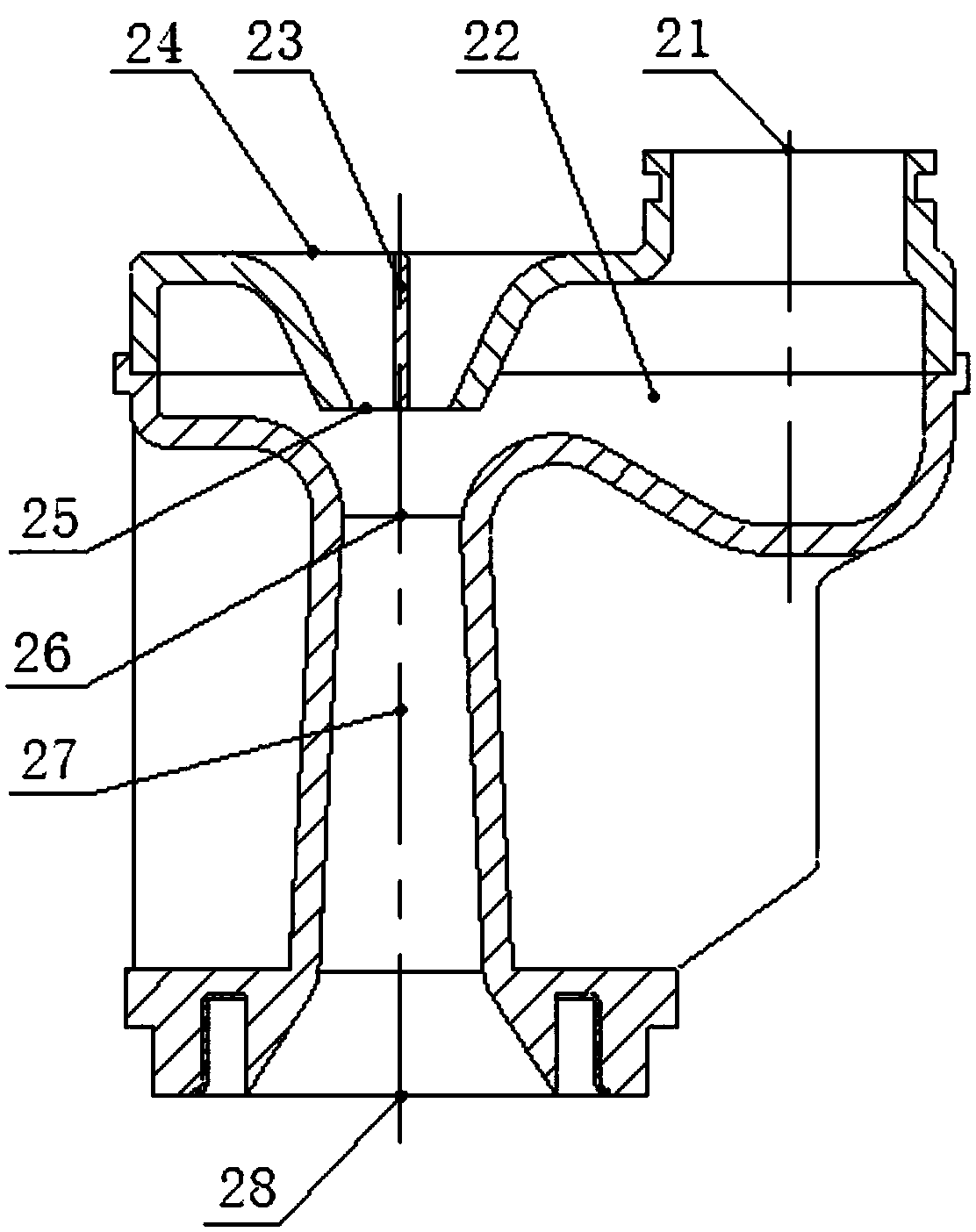 Small-sized stamping and injection molding self-priming pump