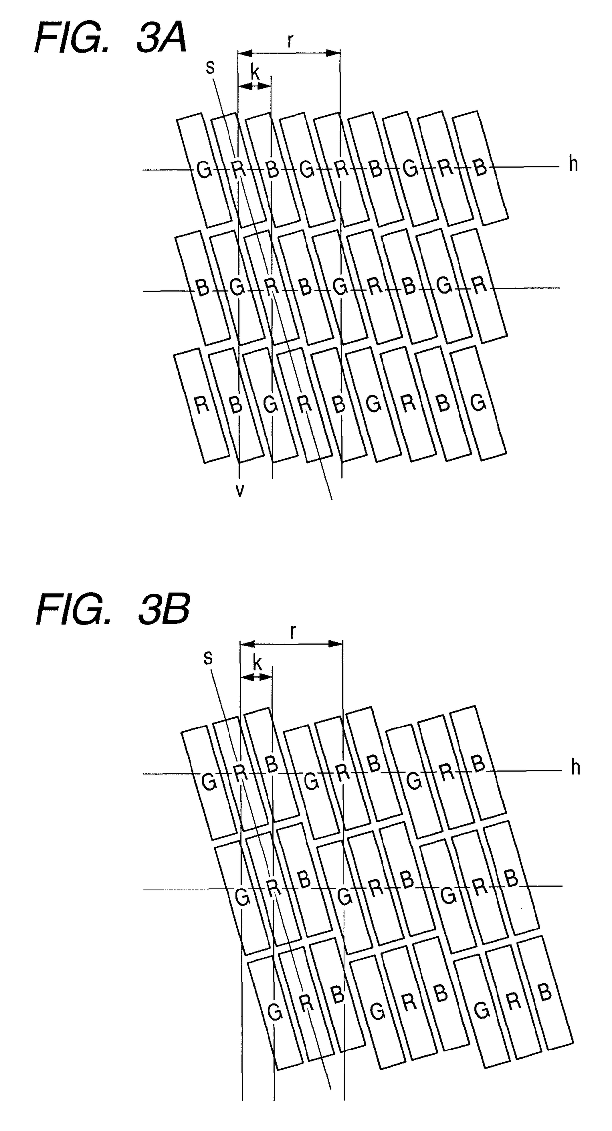 Color image display panel and method of producing the same, and color image display apparatus