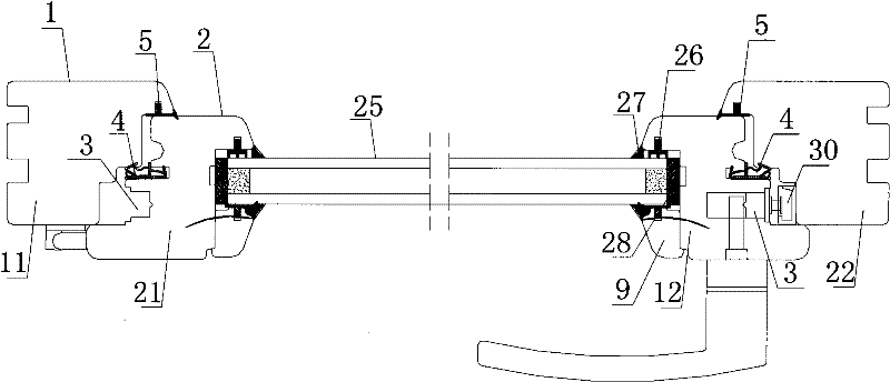 Pure wood internally-opening and energy-saving window and door system