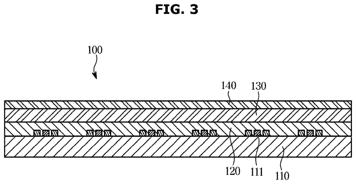 Display device including radiant heat blocking layer