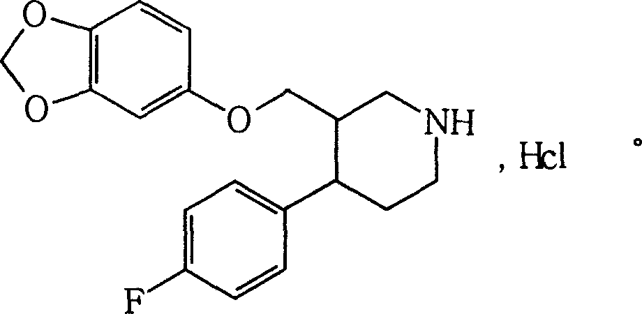 Dripping pills of paroxetine hydrochloride and its preparation method