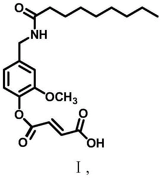 Dihydrocapsaicin artificial hapten and artificial antigen as well as preparation methods thereof