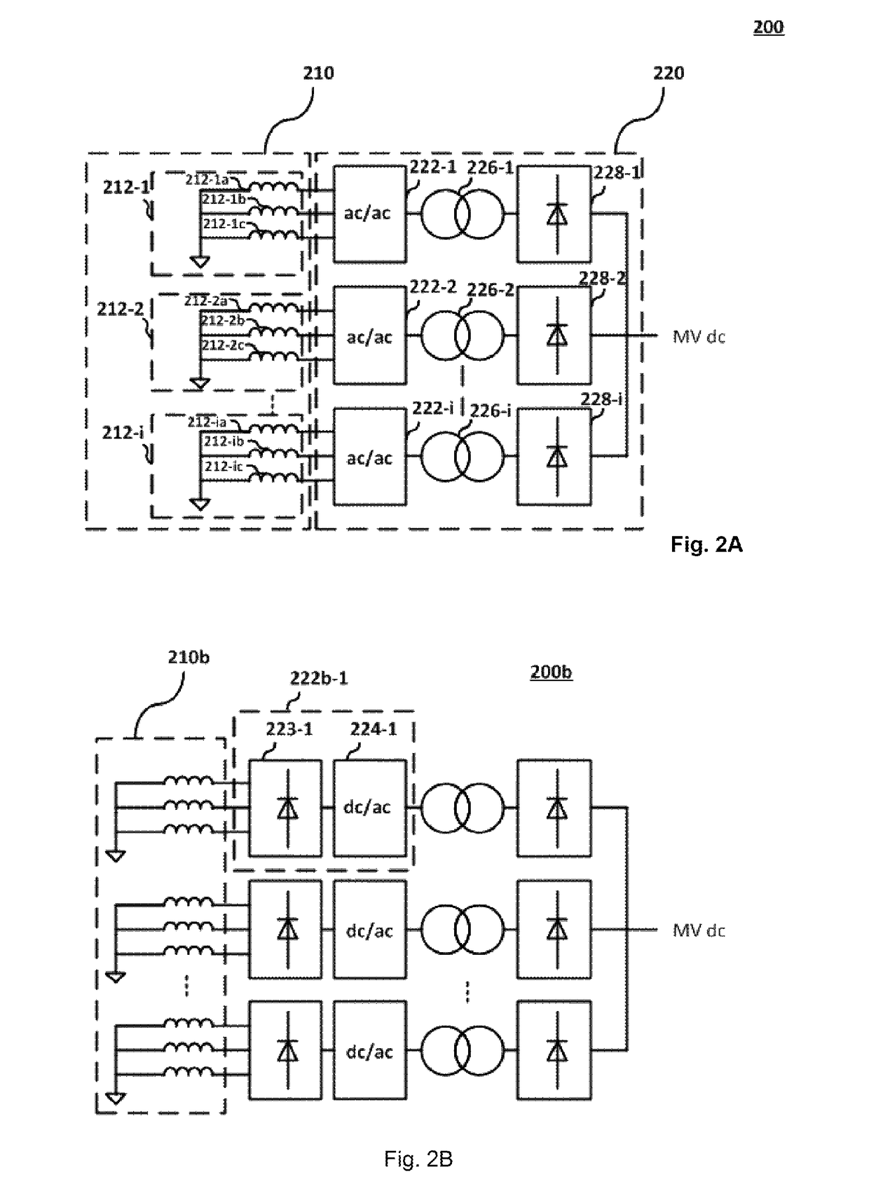 Multiphase generator-conversion systems