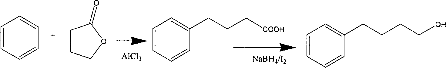 Novel synthesis process for 4-phenyl-1-butanol