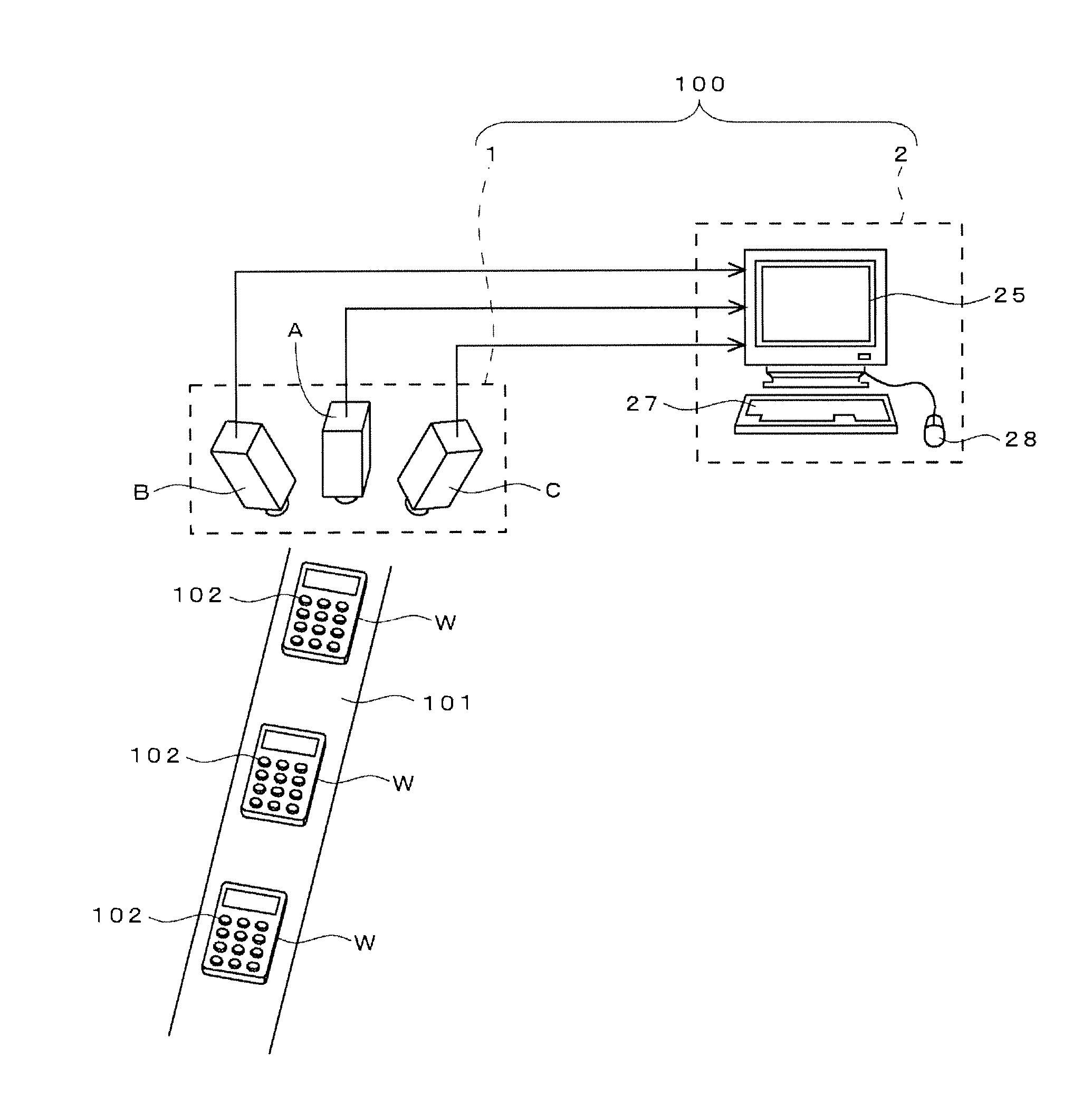 Three-dimensional vision sensor