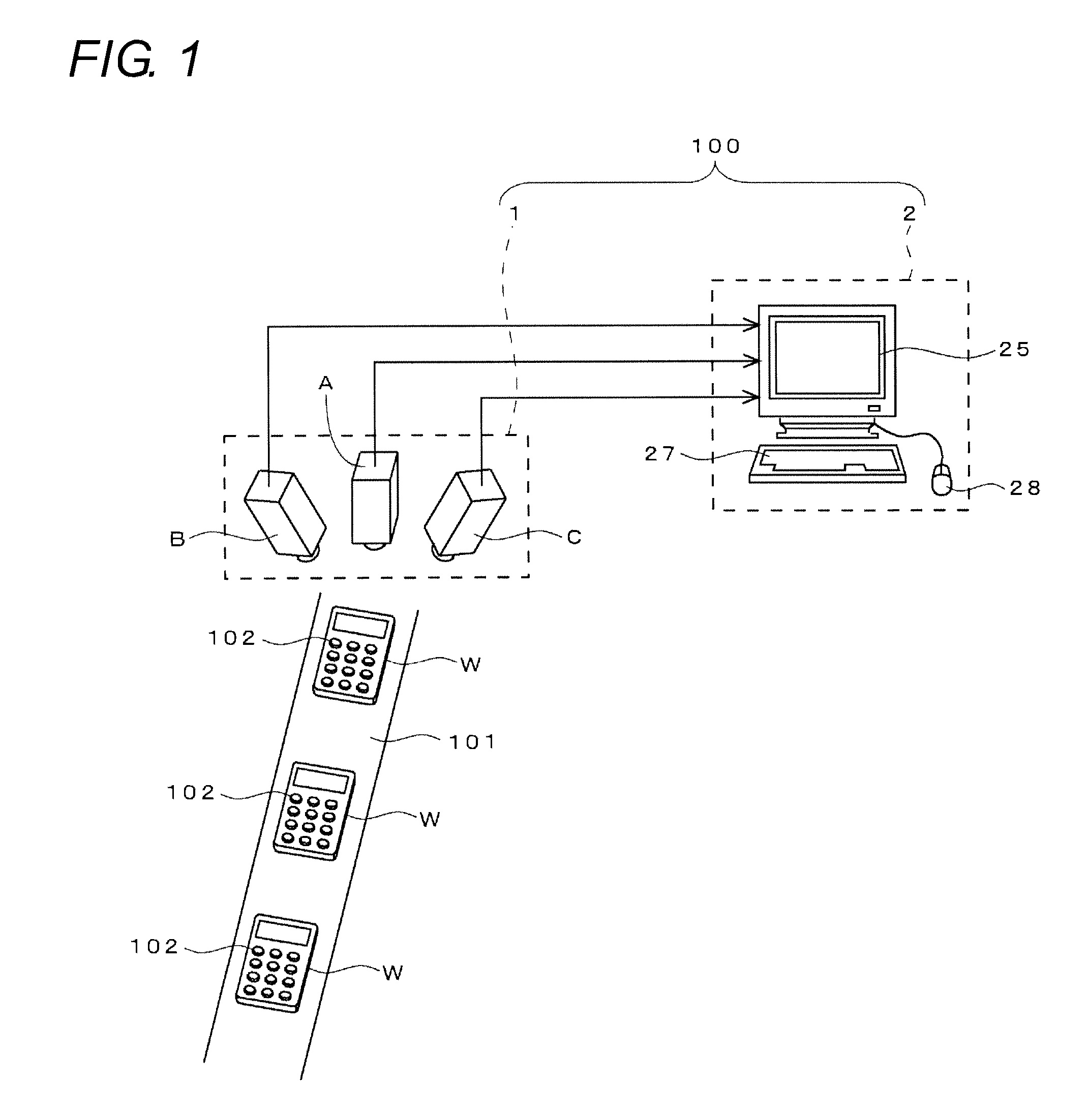 Three-dimensional vision sensor