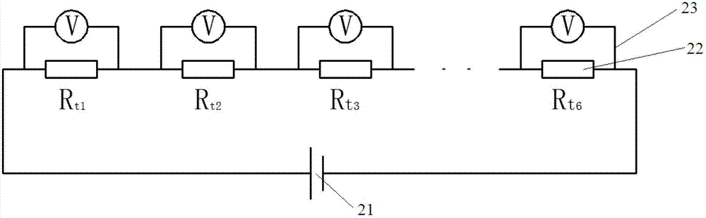 Multifunctional fuel cell on-line testing printed circuit board