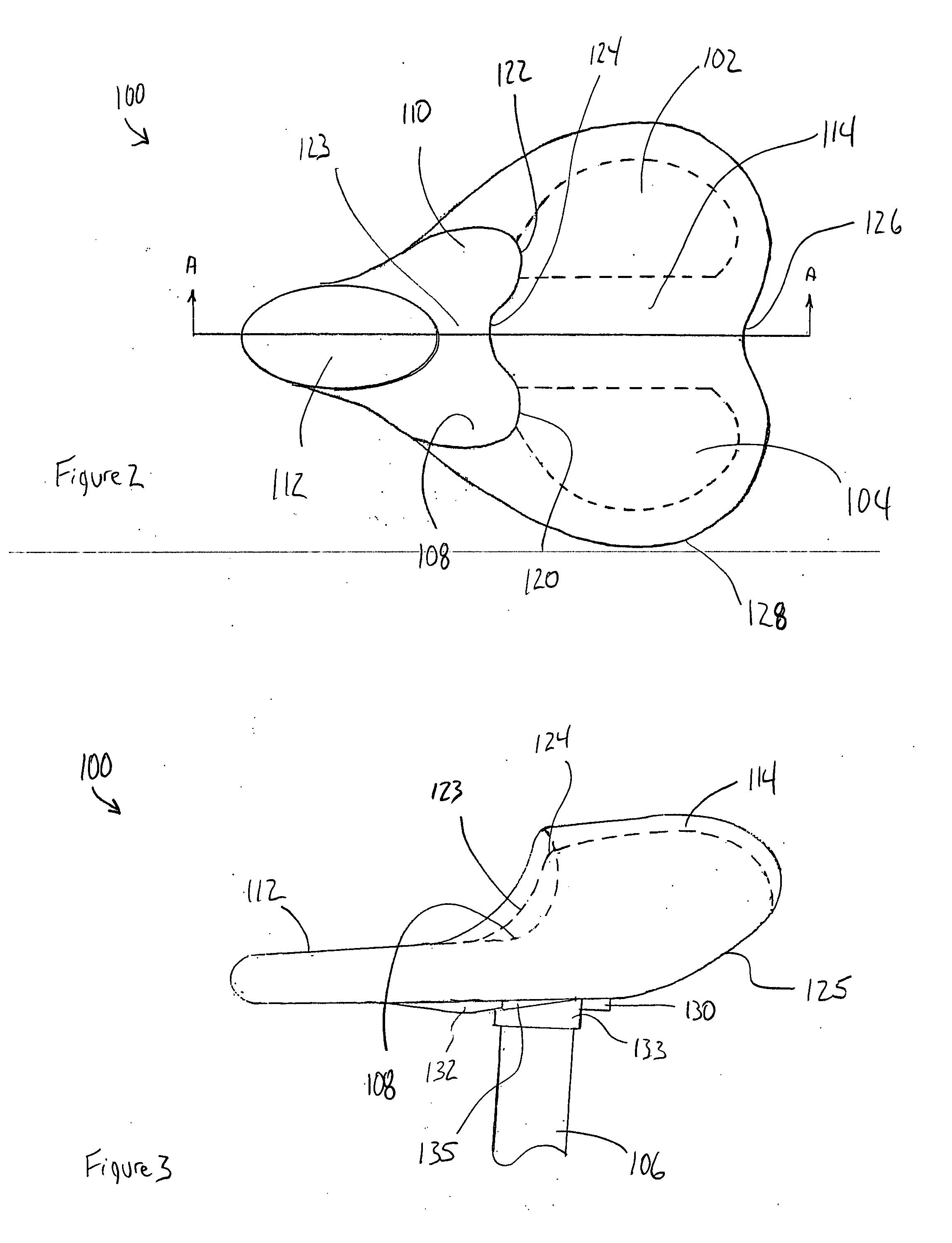 Anatomically supportive bicycle seat