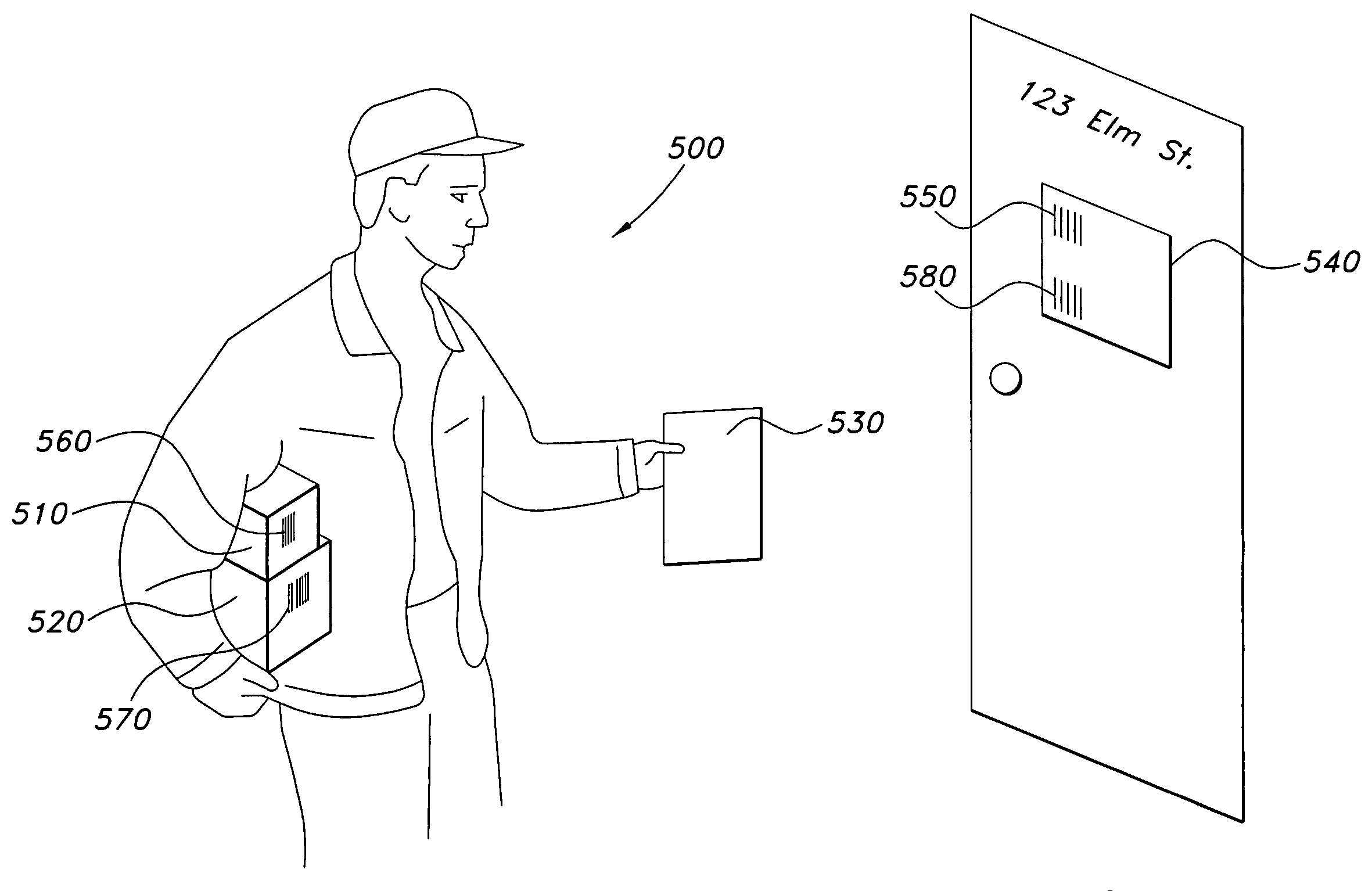 Proof of presence and confirmation of parcel delivery systems and methods