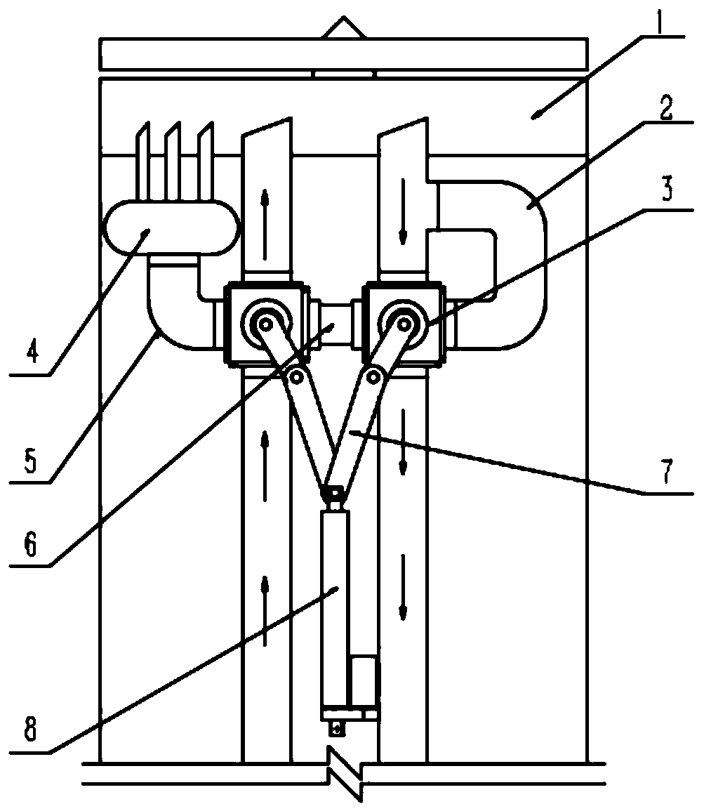 Muddy water bypass device for miniature pipe jacking machine