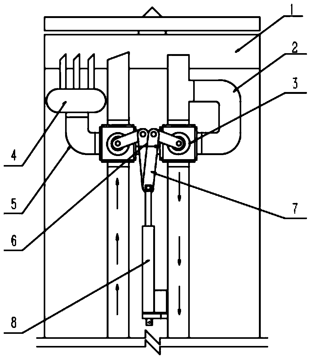 Muddy water bypass device for miniature pipe jacking machine