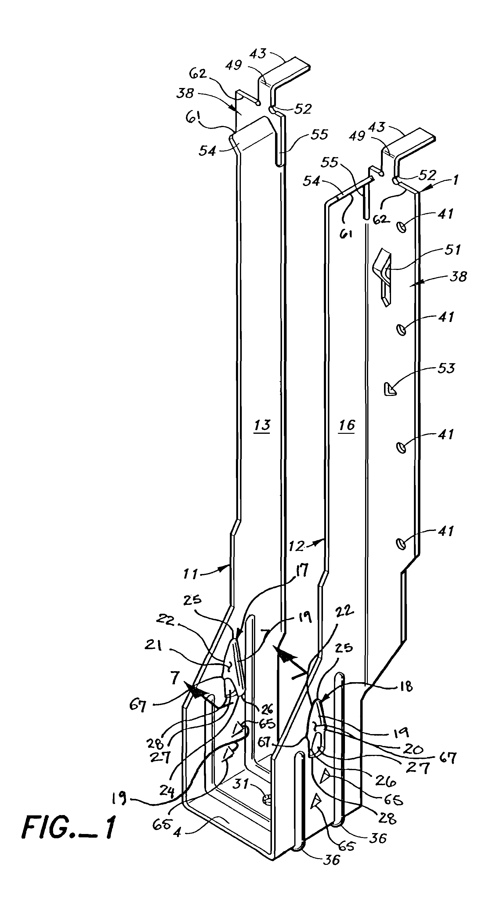 Hanger with gripping tabs