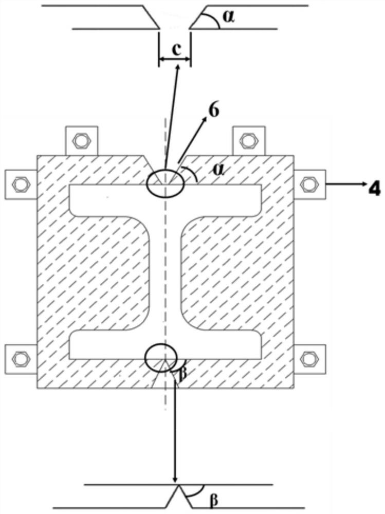 A kind of overturning mold and method for preparing inorganic composite material profiles