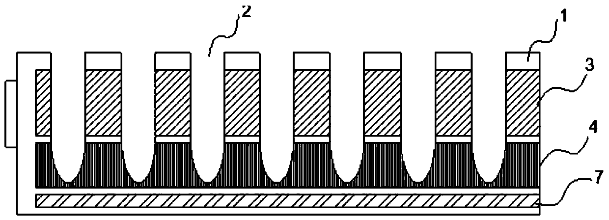 Method for realizing visual nucleic acid testing by composite magnetic beads