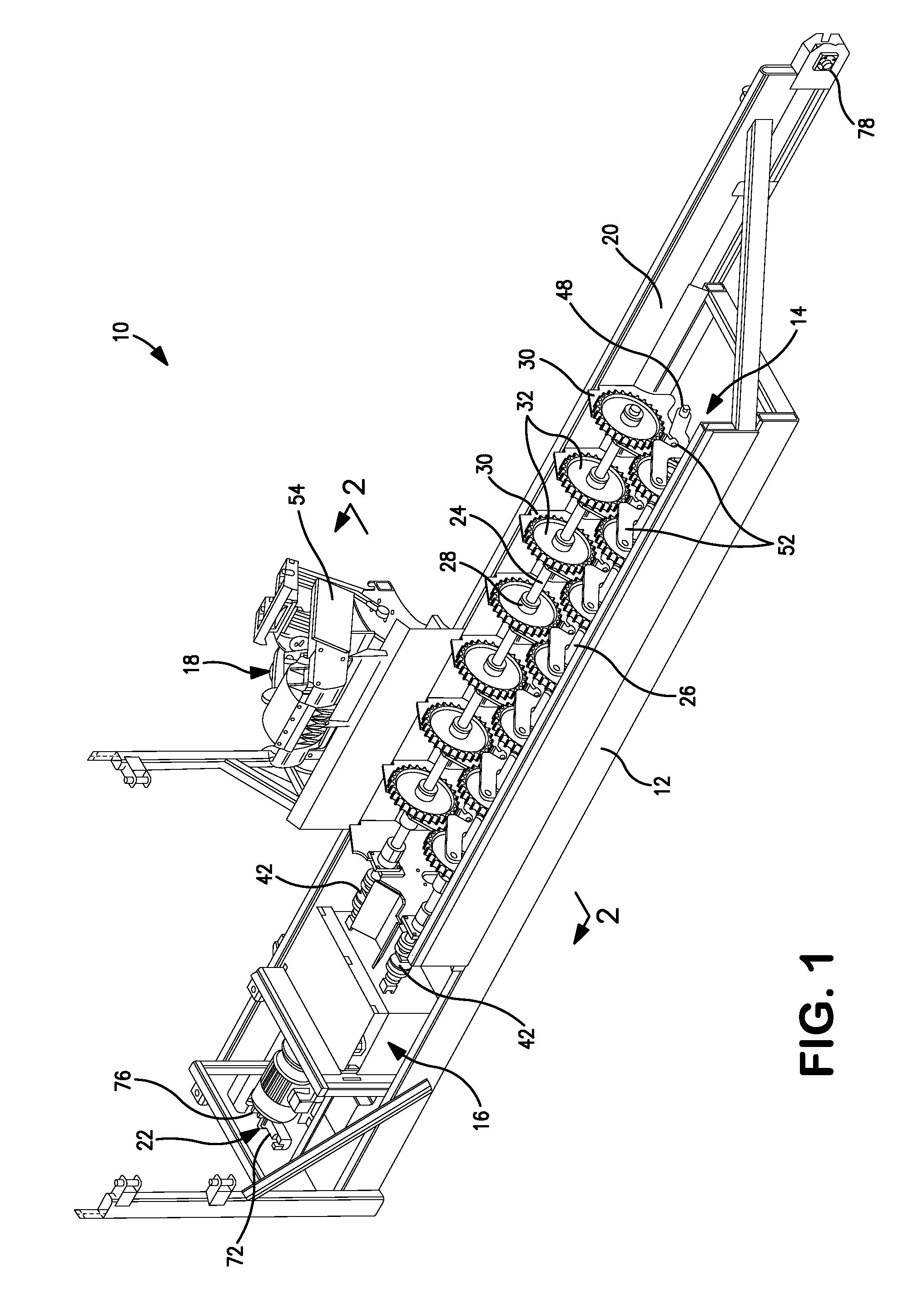 Log debarking machine and method