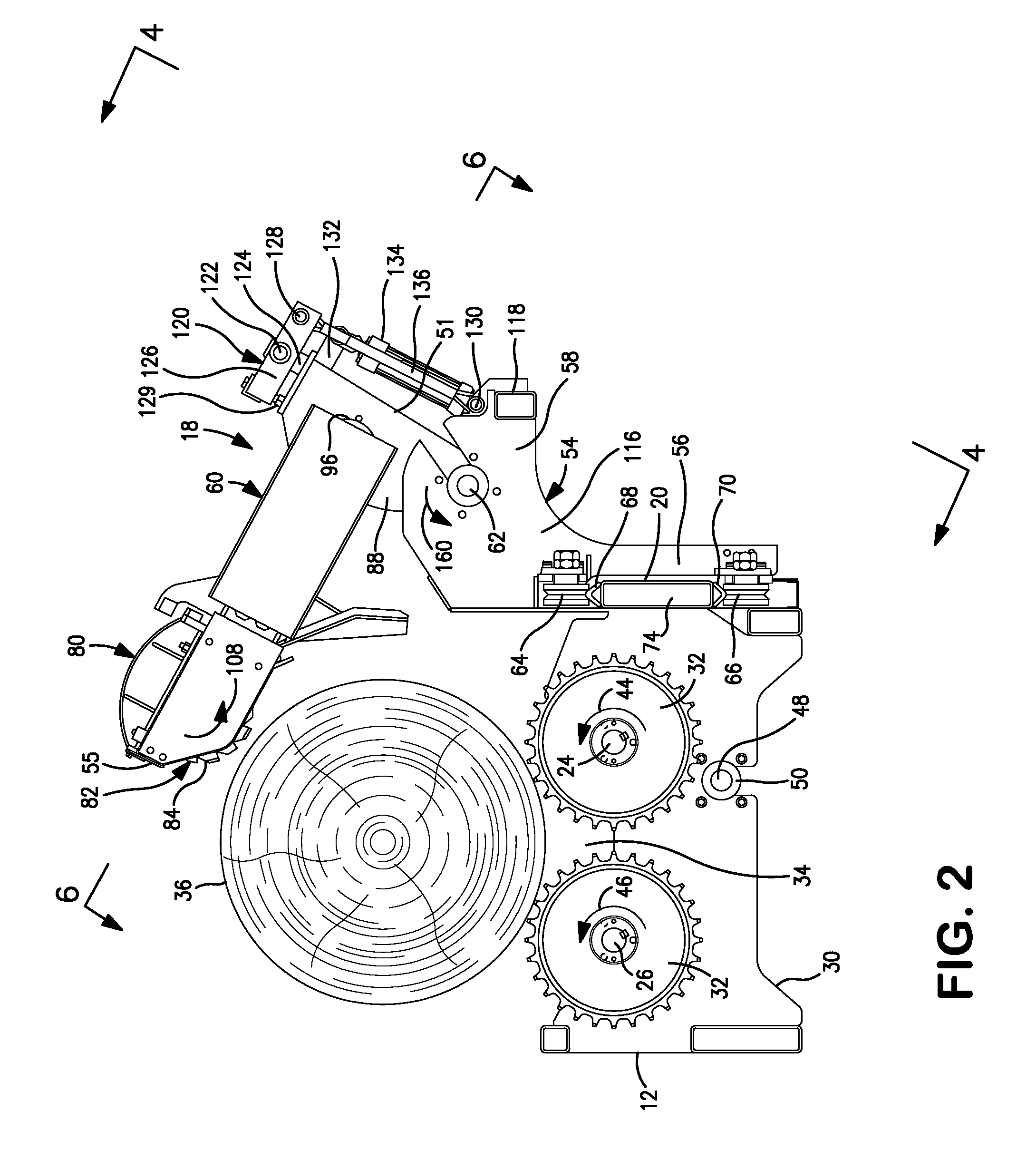 Log debarking machine and method