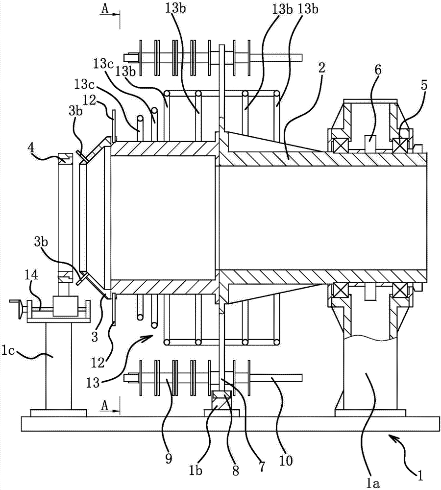 Steel wire winding device of steel wire gauze framework pipe