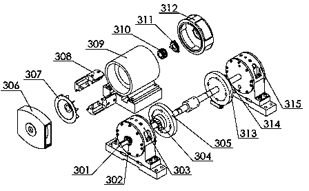 Generator rotor unbalance magnetic tension testing bench supported by sliding bearings