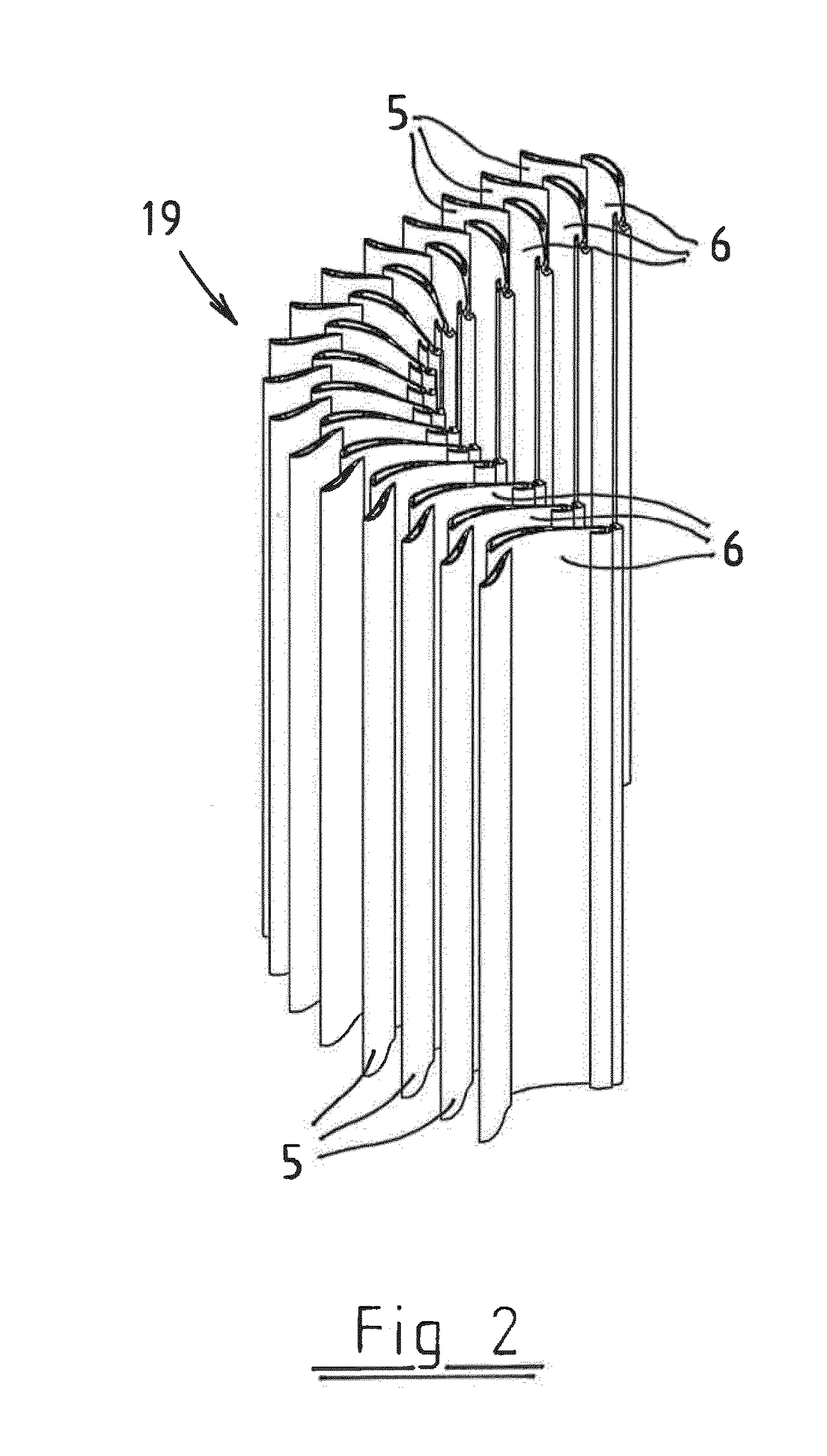 Louvered separator