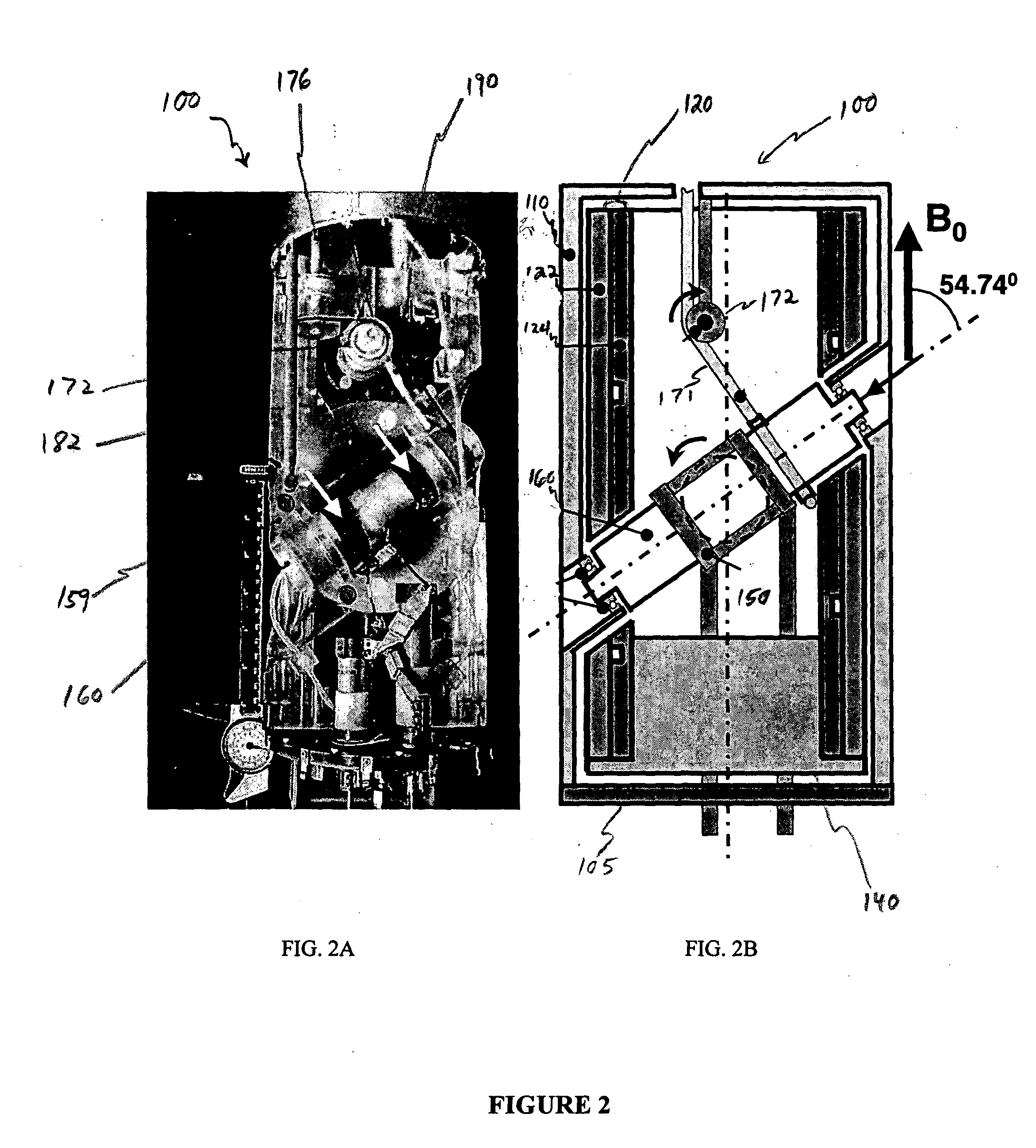 Advanced slow-magic angle spinning probe for magnetic resonance imaging and spectroscopy