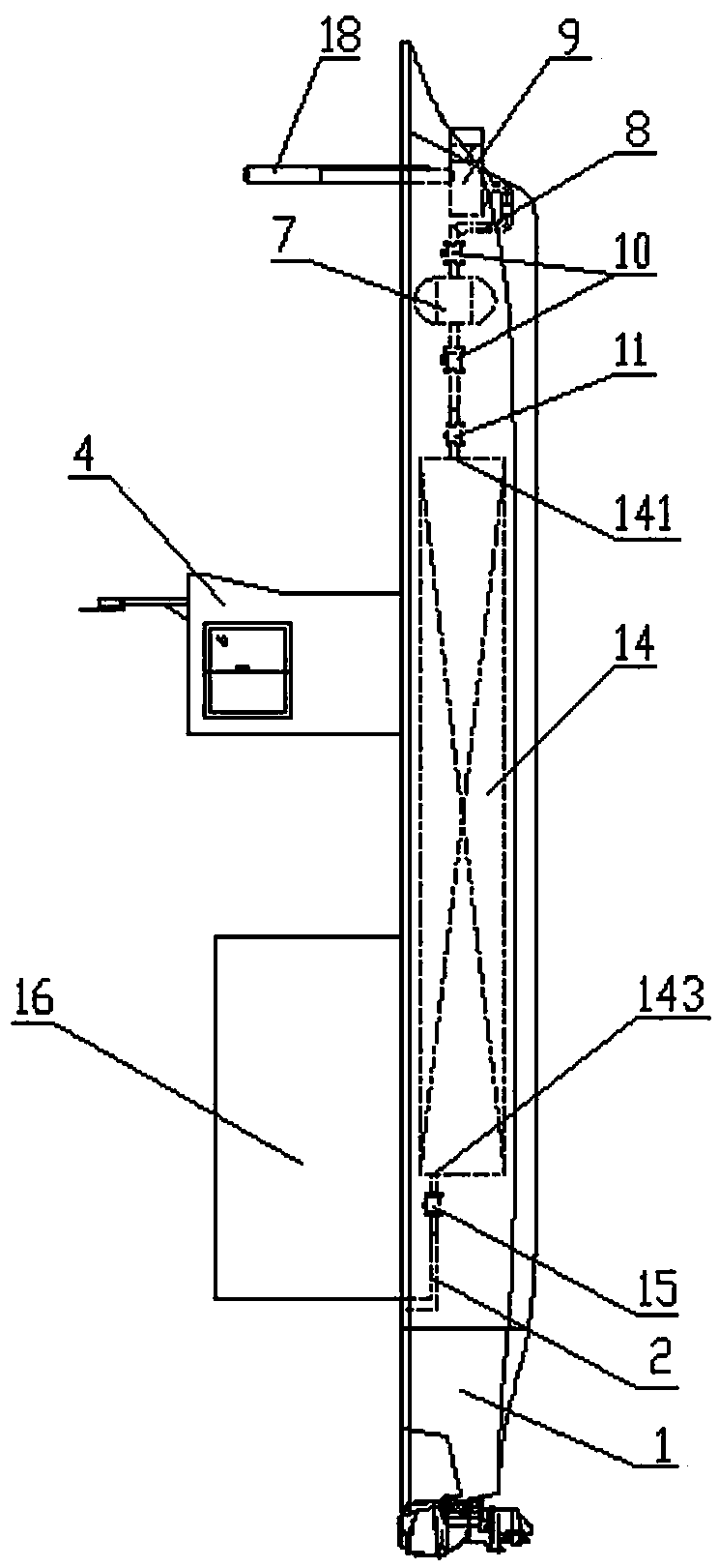 A cyanobacteria salvage and pressurized algae control boat