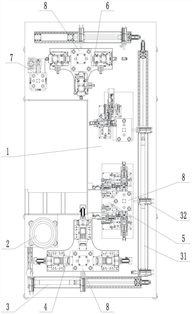 Automatic machining integration machine for pipes with laid tin