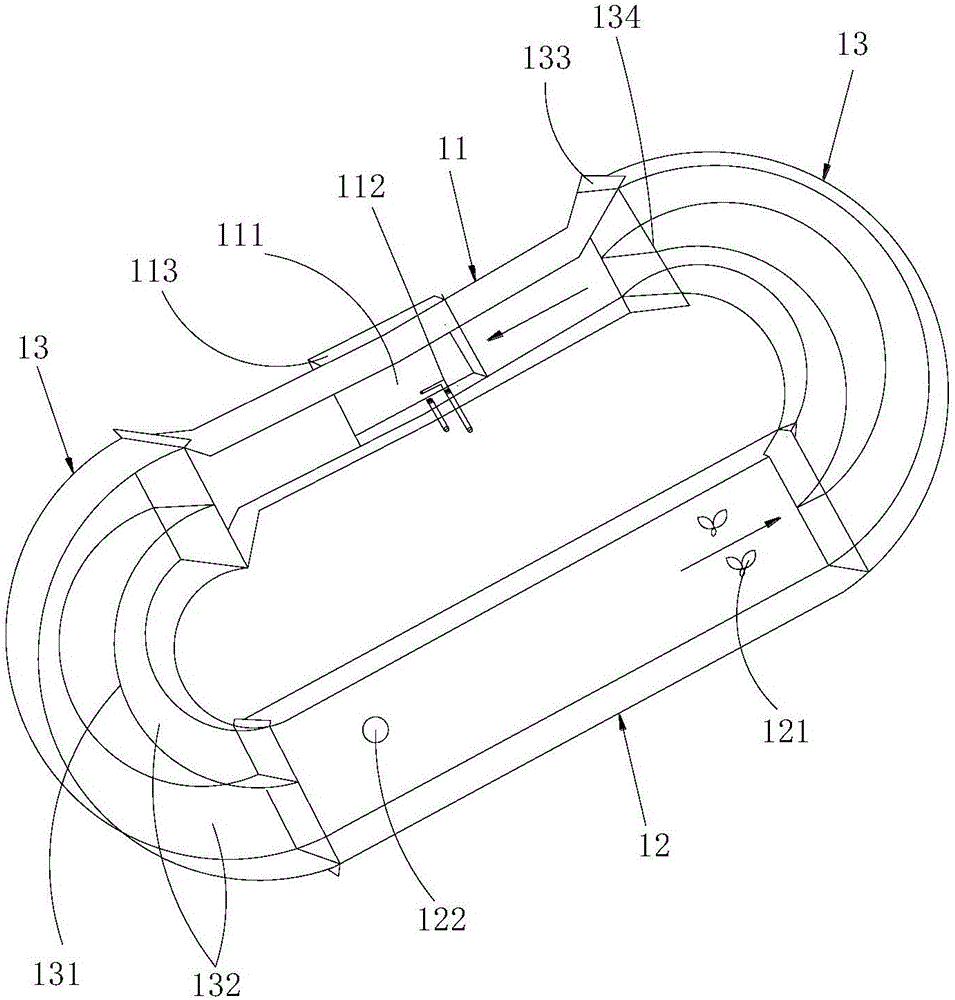 In-situ test device for measuring anti-scouring performance of soil and vegetation