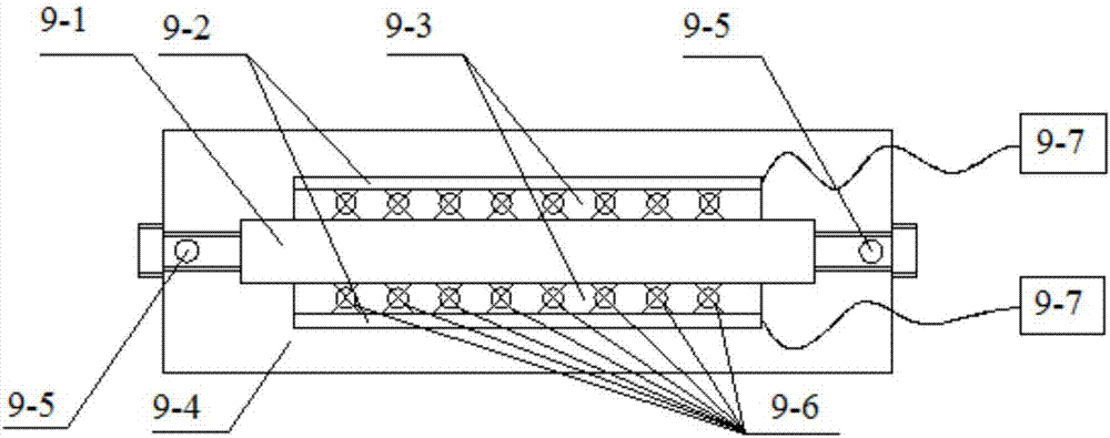 Experimental device for testing heat exchange properties at low temperature within wide Reynolds number range