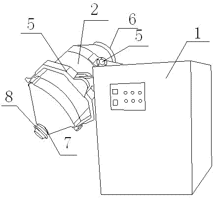 Efficient multi-directional movement mixer