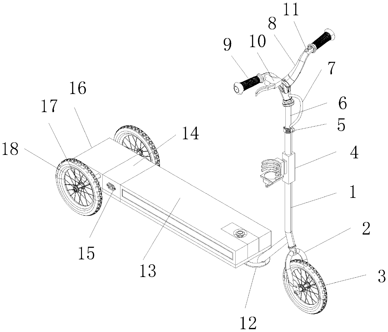 Novel electric scooter