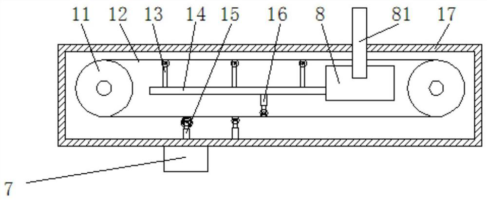 A belt conveyor with distribution function