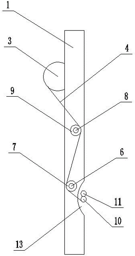 Special tool for binding tail wires of stay wires of power transmission line tower