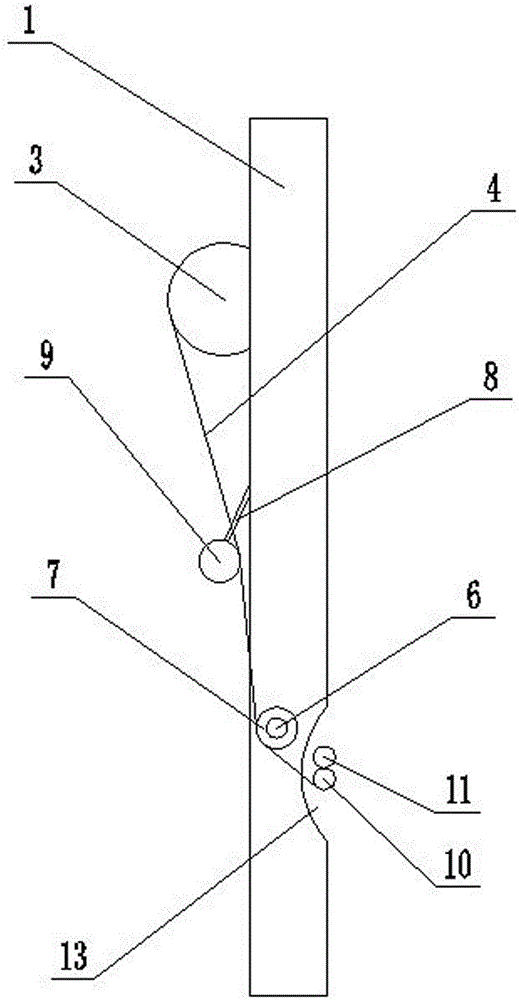 Special tool for binding tail wires of stay wires of power transmission line tower