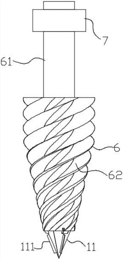 Full-automatic pit digging, fertilization, discharge and planting device